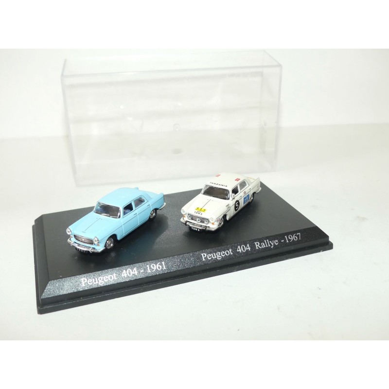 PEUGEOT 404 et 404 RALLYE HO UNIVERSAL HOBBIES ATLAS 1:87