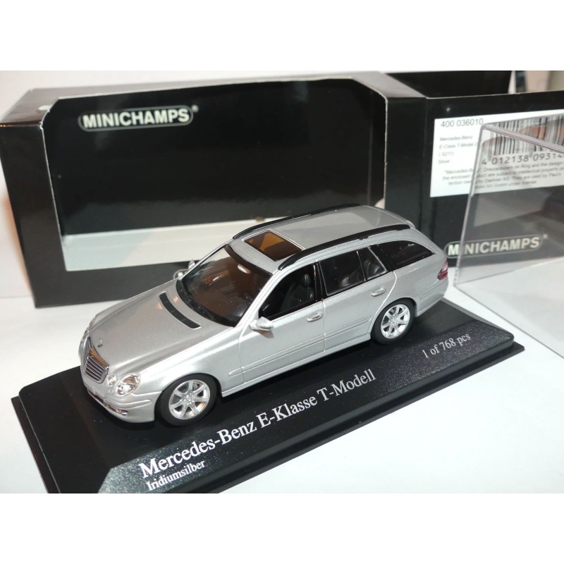 MERCEDES CLASSE E T MODEL S211 2006 Gris MINICHAMPS 1:43