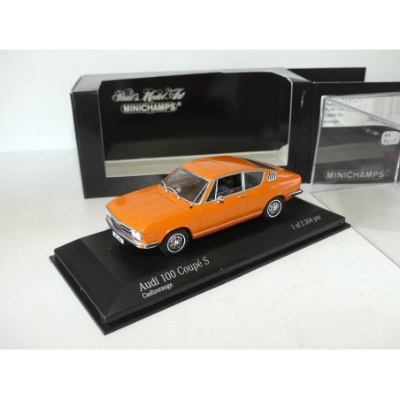 AUDI 100 COUPE S 1969-75 Orange MINICHAMPS 1:43