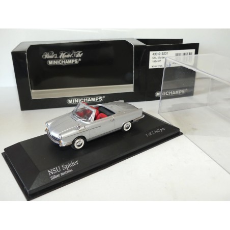 NSU SPIDER 1959-67 Gris MINICHAMPS 1:43