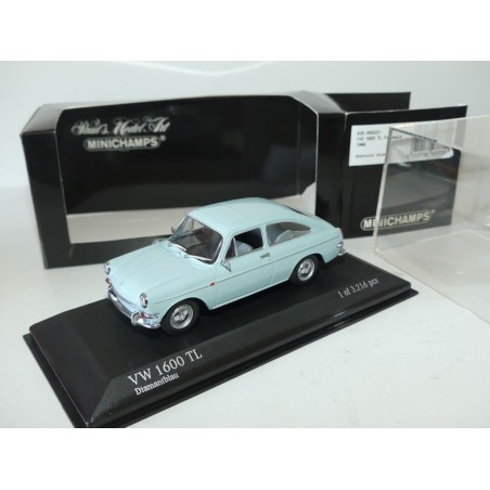 VW 1600 TL FASTBACK 1966 Bleu MINICHAMPS 1:43