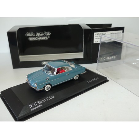 AUDI NSU SPORT PRINZ 1959-67 Bleu MINICHAMPS 1:43