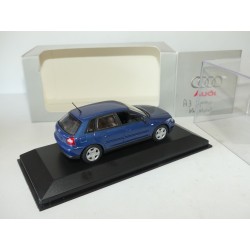 AUDI A3 8L Phase 2 5 Portes 2000 Bleu MINICHAMPS 1:43