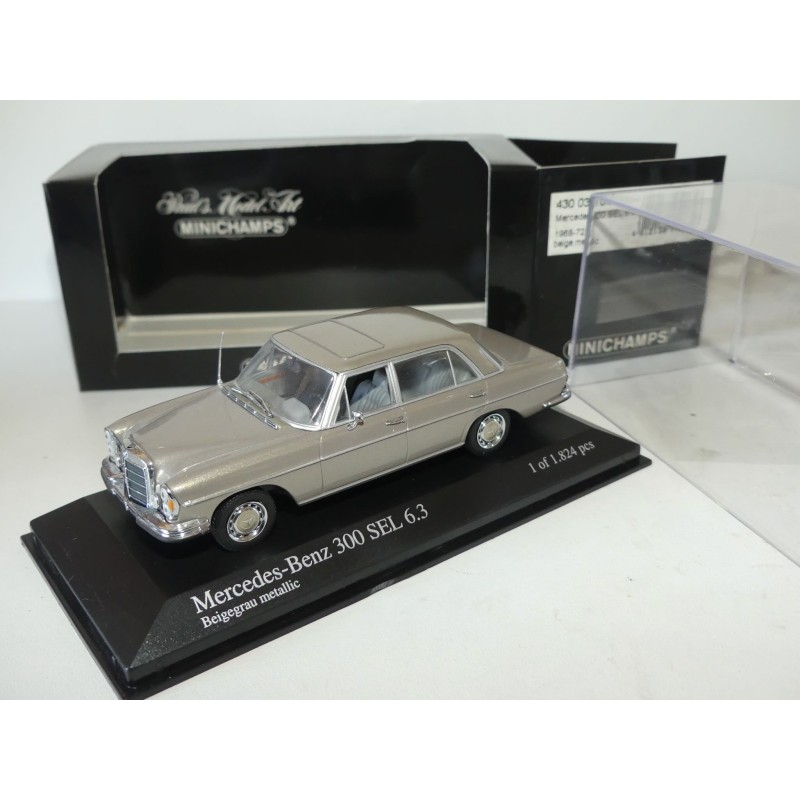 MERCEDES 300 SEL 6.3 1968-72 Beige MINICHAMPS 1:43