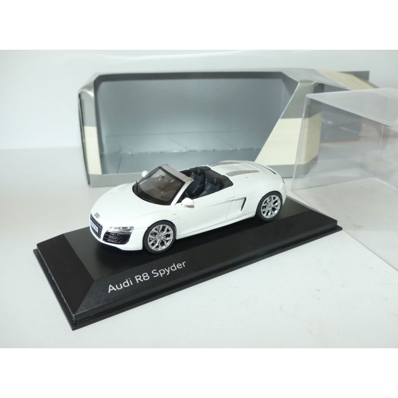 AUDI R8 SPYDER CABRIOLET V10 Blanc SCHUCO 1:43