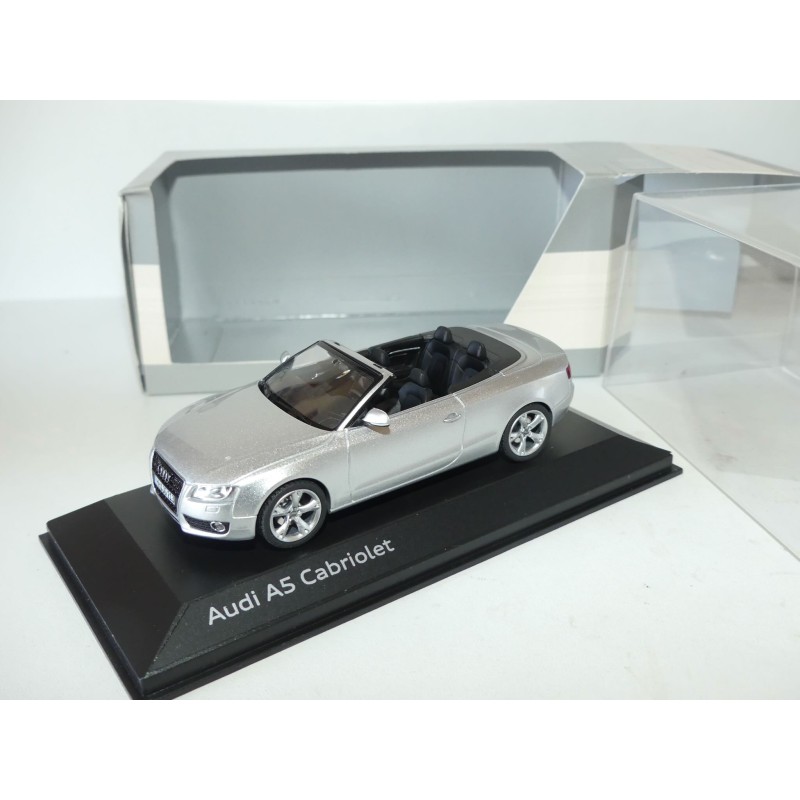 AUDI A5 CABRIOLET I Phase 1 Gris Clair SCHUCO 1:43