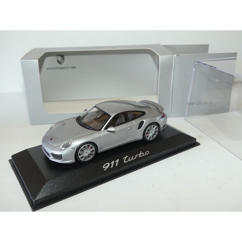 PORSCHE 911 TURBO 991 Gris MINICHAMPS 1:43
