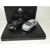 RENAULT CLIO II Phase 2 SPORT 2.0 16V 2001 Noir ET PRIVILEGE 3 Portes Gris UNIVERSAL HOBBIES 1:43