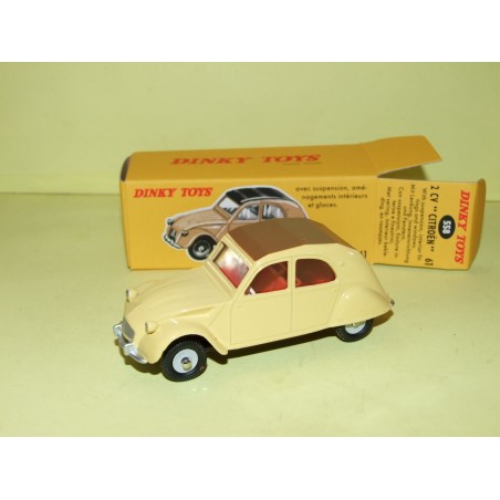 CITROEN 2CV DINKY TOYS POUR ATLAS  1:43