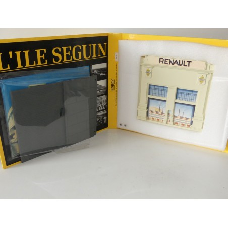 DIORAMA GARAGE RENAULT L ILE SEGUIN NOREV 1:43