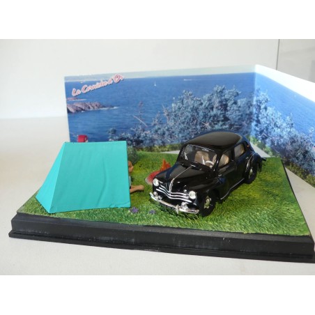 RENAULT 4CV Noir LA CORNICHE D OR LE CAMPING ALTAYA N7 Route Bleu 1:43