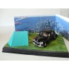 RENAULT 4CV Noir LA CORNICHE D OR LE CAMPING ALTAYA N7 Route Bleu 1:43