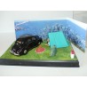 RENAULT 4CV Noir LA CORNICHE D OR LE CAMPING ALTAYA N7 Route Bleu 1:43
