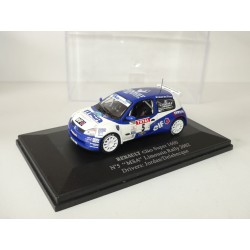 RENAULT CLIO SUPER 1600 RALLYE LIMOUSIN 2002 JORDN UNIVERSAL HOBBIES 1:43