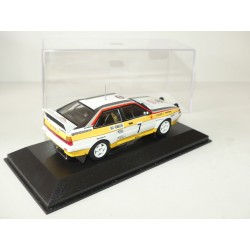 AUDI QUATTRO RALLYE MONTE CARLO 1984 BLOMQUIST MINICHAMPS 1:43
