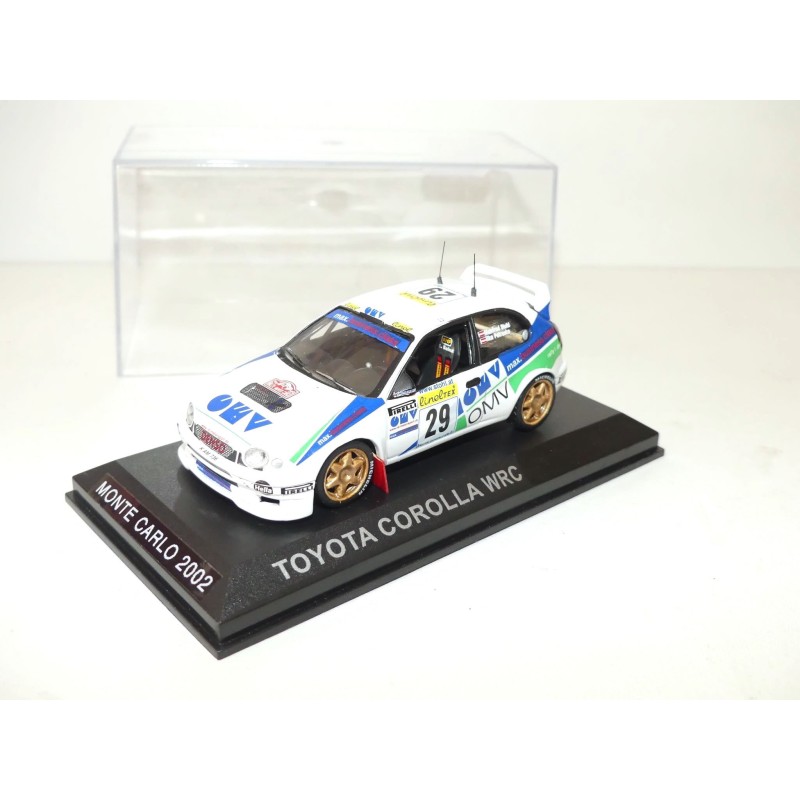 TOYOTA COROLLA WRC RALLYE MONTE CARLO 2002 STOHL TransKit sur base ALTAYA 1:43