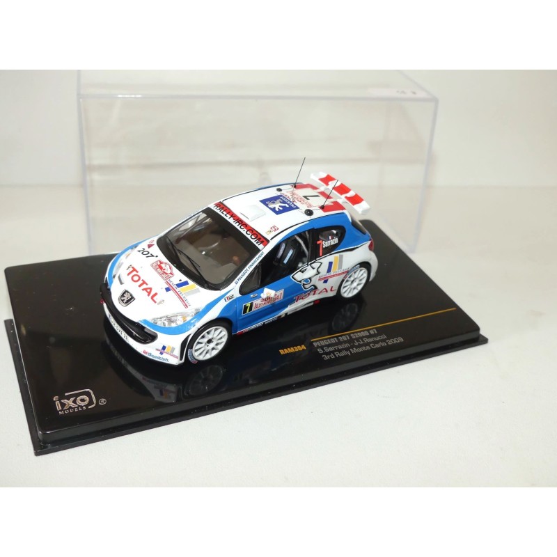 PEUGEOT 207 S2000 RALLYE MONTE CARLO 2009 SARRAZIN IXO RAM364 1:43