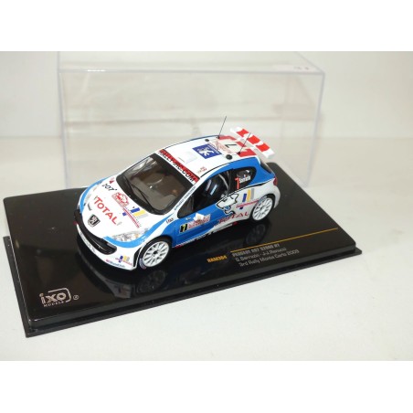 PEUGEOT 207 S2000 RALLYE MONTE CARLO 2009 SARRAZIN IXO RAM364 1:43