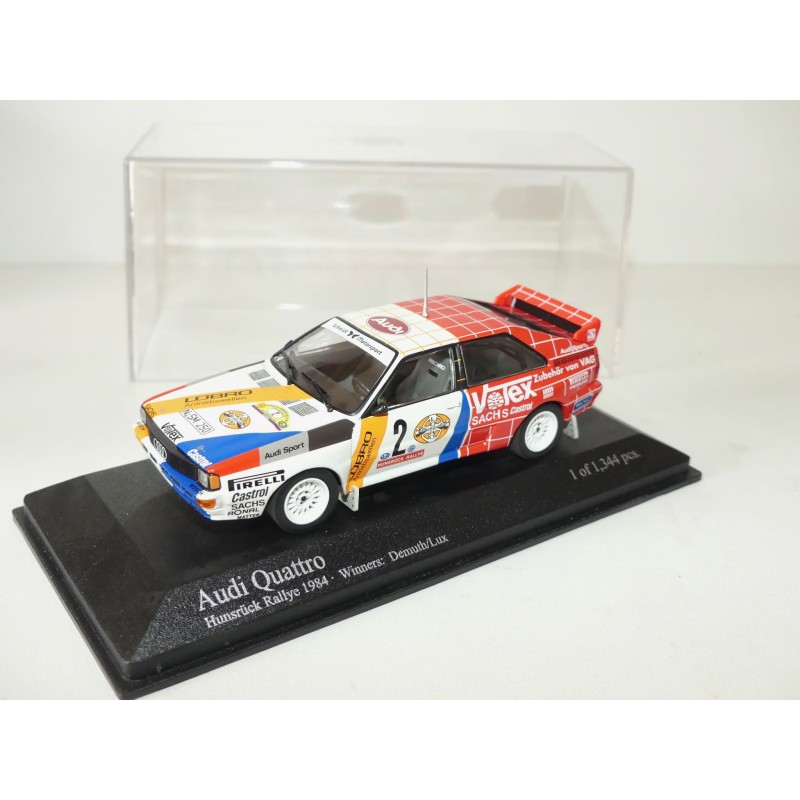 AUDI QUATTRO RALLYE HUNSRUCK 1984 DEMUTH MINICHAMPS 1:43