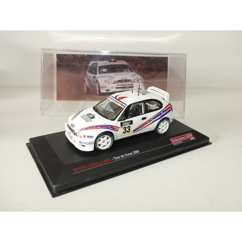 TOYOTA COROLLA WRC RALLYE TOUR DE CORSE 2000 S. LOEB ALTAYA 1:43 9Ã¨me