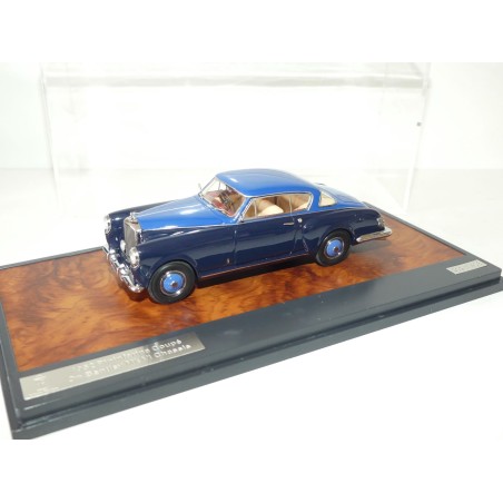 BENTLEY MK VI CHASSIS 1956 PININFARINA COUPE Bleu et Noir MATRIX 1:43