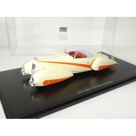 CADILLAC V16 HARTMANN ROADSTER 1934 Beige et orange TSM MODEL 1:43