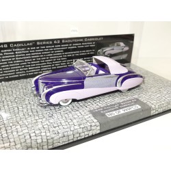 CADILLAC SERIES 62 SAOUTCHIK CABRIOLET 1948 Violet MINICHAMPS 1:43