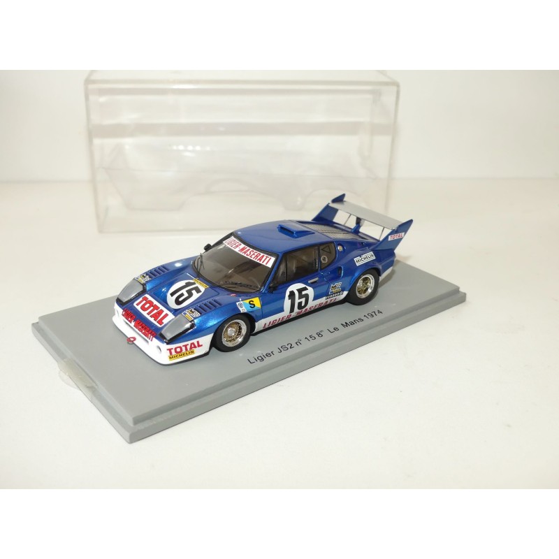 LIGIER JS2 N°15 LE MANS 1974 SPARK S0549 1:43