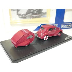 RENAULT 4CV ET SA CARAVANE AILETTE ELIGOR 1:43
