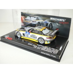 MERCEDES SLS AMG GT3 N°22 24H NURBURGRING 2011 MINICHAMPS 1:43