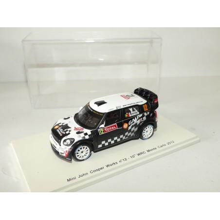 MINI COOPER WRC N°12 RALLYE MONTE CARLO 2012 ARAUJO SPARK 1:43 10ème