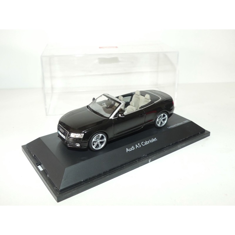 AUDI A5 CABRIOLET I Phase 1 Noir SCHUCO 1:43