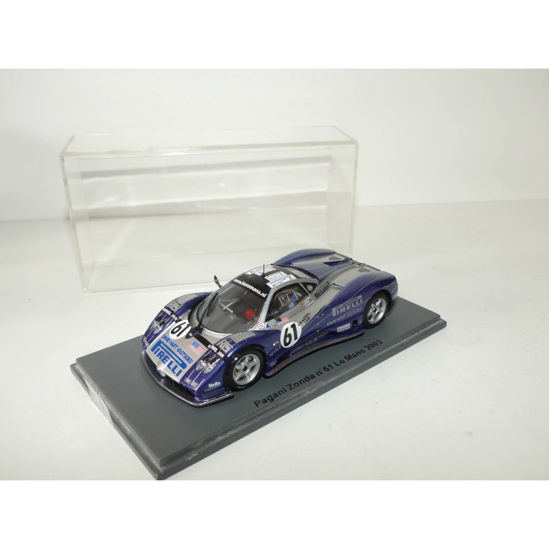PAGANI ZONDA N°61 LE MANS 2003 SPARK 1:43 imperfection
