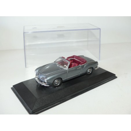 VW KARMANN Gris et Interieur Bordeaux MINICHAMPS 1:43