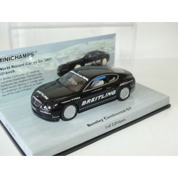 BENTLEY CONTINENTAL GT BREITLING MINICHAMPS 1:43