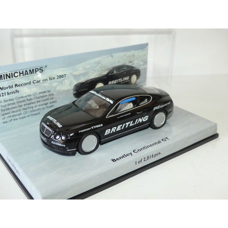 BENTLEY CONTINENTAL GT BREITLING MINICHAMPS 1:43