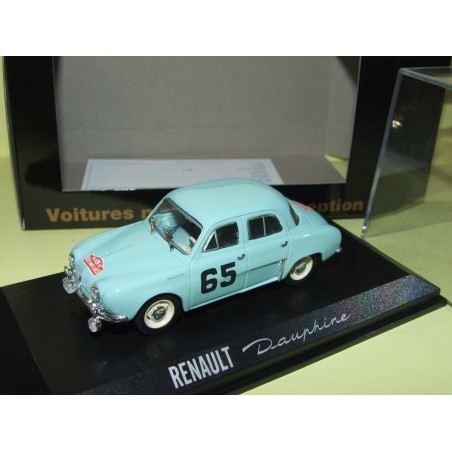 RENAULT DAUPHINE NÂ°65 RALLYE MONTE CARLO 1958 NOREV 1:43 Contreboite CEC