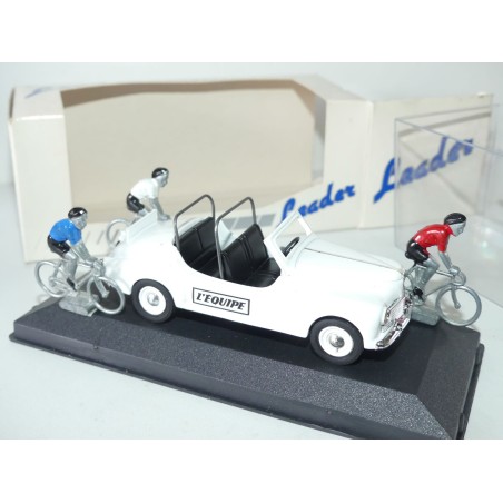 PEUGEOT 203 TOUR DE FRANCE L EQUIPE LEADER 2135 1:43 3 cyclistes