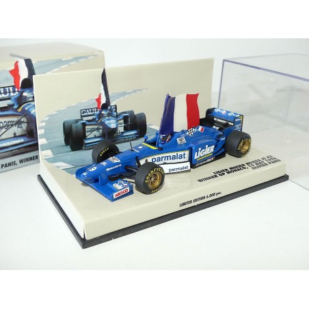 LIGIER MUGEN HONDA JS 43 GP DE MONACO 1996 O. PANIS MINICHAMPS 1:43 1er