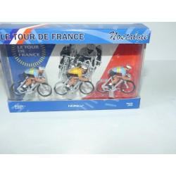 CYCLISTE CENTRE MIDI TOUR DE FRANCE 3 Vélos NOREV 1:43