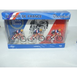 CYCLISTE FRANCE LOUISON BOBET TOUR DE FRANCE 3 Vélos NOREV 1:43
