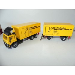 CAMION VOLVO F12 TURBO 6 DAS POSTPAKET SIKU 3714 1:55 sans boite