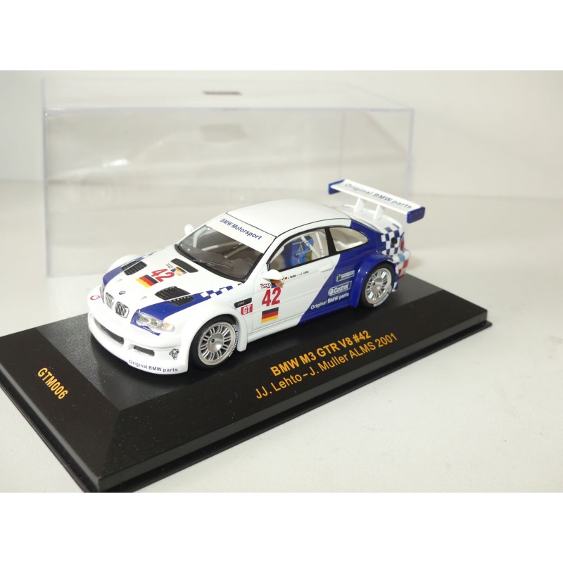 BMW M3 GTR V8 N°42 ALMS 2001 IXO GTM006 1:43