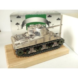 CHAR SHERMAN EN METAL 50 TH ANNIVERSARY OF ALLIED MILITAIRE SOLIDO VEREM 1:50