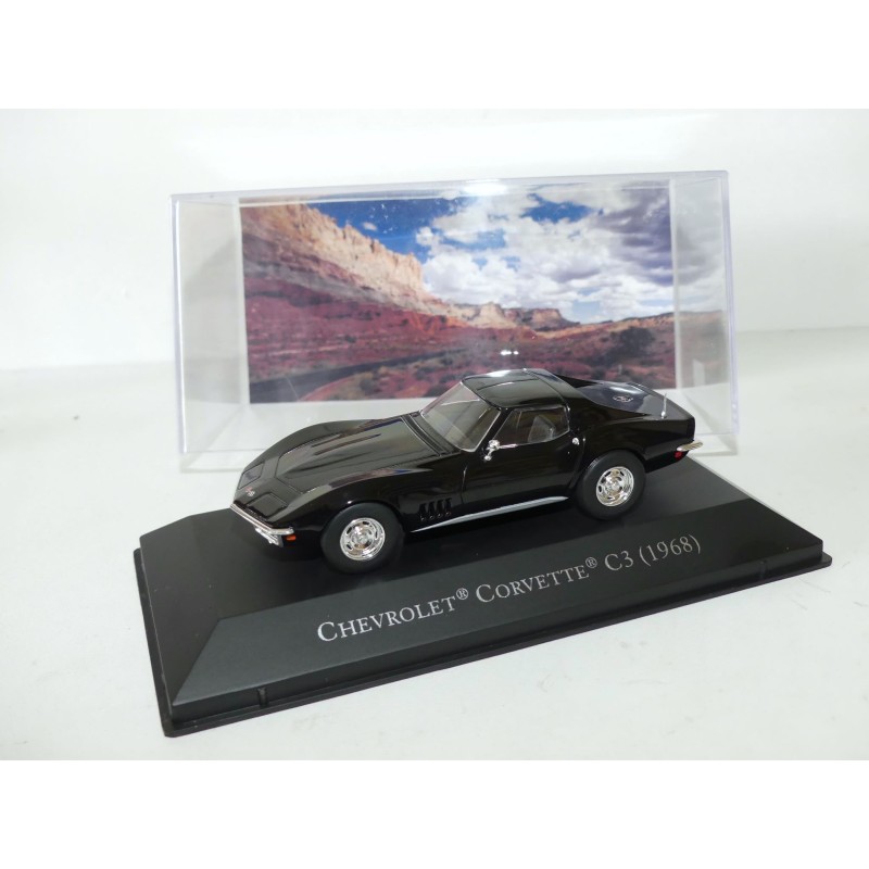 CHEVROLET CORVETTE C3 1968 Noir ALTAYA 1:43