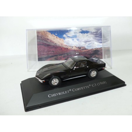 CHEVROLET CORVETTE C3 1968 Noir ALTAYA 1:43