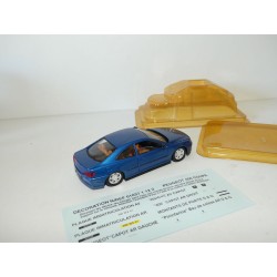 PEUGEOT 406 COUPE Bleu SOLIDO 1:43 sous coque