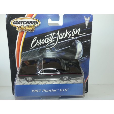 PONTIAC GTO 1967 BARRETT JACKSON MATCHBOX 1:43 