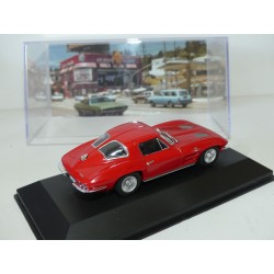 CHEVROLET CORVETTE C2 STINGRAY COUPE 1963 Rouge ALTAYA 1:43