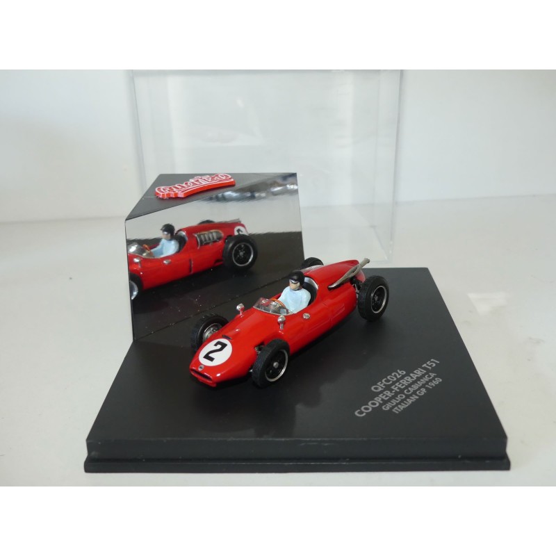 COOPER FERRARI T51 GP D ITALIE 1960 CABIANCA QUARTZO QFC026 1:43